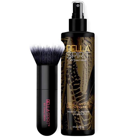 NEW Sealed ✅ BELLA SPIRIT by Chaz Dean SELF TANNING BRONZER w/BRUSH ⭐️ 8 fl oz - Picture 1 of 2